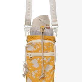 Thread Wallets Aqua Sling - Carry Your Water Bottle with Pockets for Cash, Phone, and Keys (Goldie)