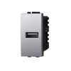 Module Switch Switch Shucko TV Buttons Compatible Dimmer Series Living Grey - Ethroit (Single USB Charger)
