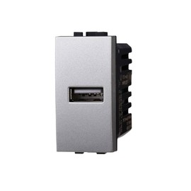 Module Switch Switch Shucko TV Buttons Compatible Dimmer Series Living Grey - Ethroit (Single USB Charger)