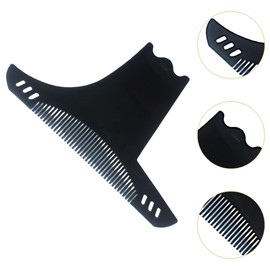 perfeclan Beard Shaping Styling Tool Beard Styling Tool Professional Haircut Tools Beard Stencil Beard Comb for Household Salon Edging