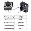 200pcs Tact Button Switch 6 x 6 x 5 mm