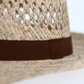 Classic Bogart Straw Hat Bogart hat summer hat (L/58-59 - nature)