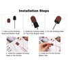 50PCS Nail Drill Bit Sanding Polishing Neat Beautiful Durable Fine