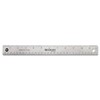 Westcott 10415 Stainless Steel Office Ruler With Non Slip Cork
