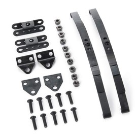 Zolikar 4Pcs Steel Leaf Springs HighLift Chassis Leaf Spring Suspension Set Compatible with 1/10 D90 RC Crawler Car Upgrades