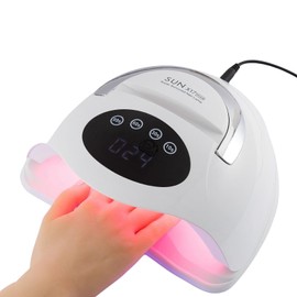 AYOCULTURE Professional 320W UV LED Nail Lamp with Phone Holder, 72 LED Beads, Salon-Ready Home-Friendly Fast‑Dry Portable Nail Light