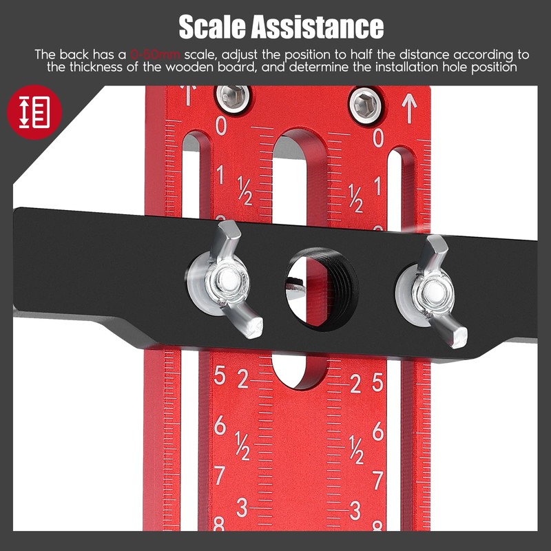 Adjustable Cabinet Door Installation Positioner with Door Rebounder,Cabinet Door Mount