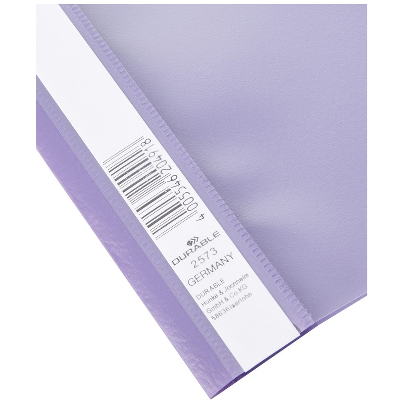 Durable 252312 Preview Folder Polypropylene for Standard A4 Purple Pack