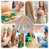 Set of 6 Artist Paint Brushes, Wooden Paint Brushes and