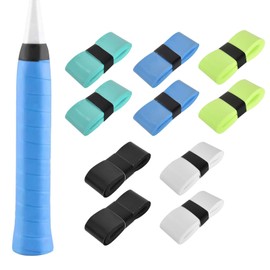 Lunaanda Pack of 10 Coloured Grip Tape Tennis Racket Tennis Replacement Grip Tape Tennis Racket Overgrip Tape Badminton Racket Non-Slip for Tennis Rackets Badminton Racket