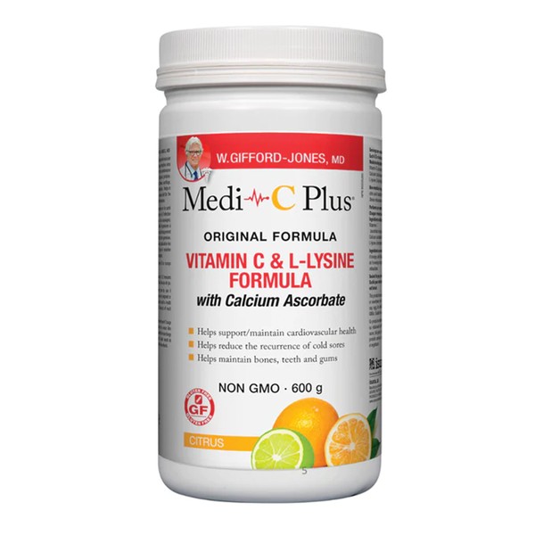 Medi-C Plus With Calcium Ascorbate Citrus 600g