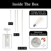 Ultralux Framework LED Mini Pendant Light - Adjustable Height Hanging