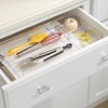 iDesign Clarity Plastic Divided Drawer Organizer, Storage Container for Vanity,