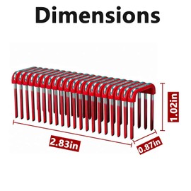 1" Insulated Cable Staple Mnm1-600 Fits for Milwau-kee M-12 Cable Stapler Gun, Fit Milwau-kee M-12 Cable Staples Fastening Electrical Cables to Wood Surfaces