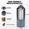 RAYMYLO Insulated Water Bottle 87 oz, Triple Wall Vacuum Stainless