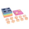 Rainbow Wooden Shape Stacker