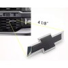 GM Front Small Chrome Black Bowtie for 2019-2024 Chevy Silverado