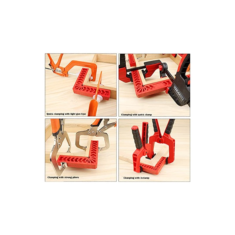 Positioning Squares, CTRICALVER 8 pcs 3" 90 Degree Clamping Squares,