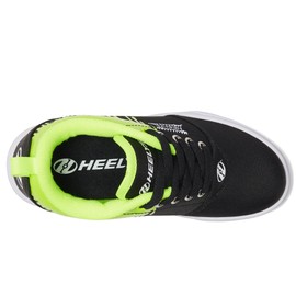 HEELYS Pro 20 Prints (Little Kid/Big Kid/Adult) Black/White/Yellow 7 Men's, 8 Women's M