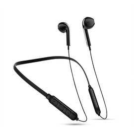 Tempaky B7 Auriculares Bluetooth inalámbricos para Colgar en el Cuello Orejas Deportivas Negro Negro