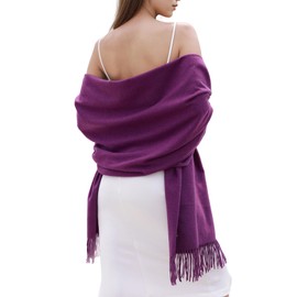 SWAT PANY Scarfs for Women Winter Purple Pashmina Shawls for Women Wedding Shawls and Wraps for Evening Dresses Foulard Chale Pour Femme