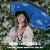 Wxjiahetai Inverted Reverse Umbrella with C-shaped Handle Windproof Upside Down