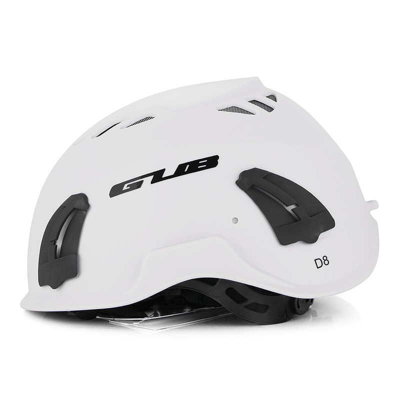 Climbing Helmet Cycle Safety Helmet with Headlamp Earmuff Taillight Attachment