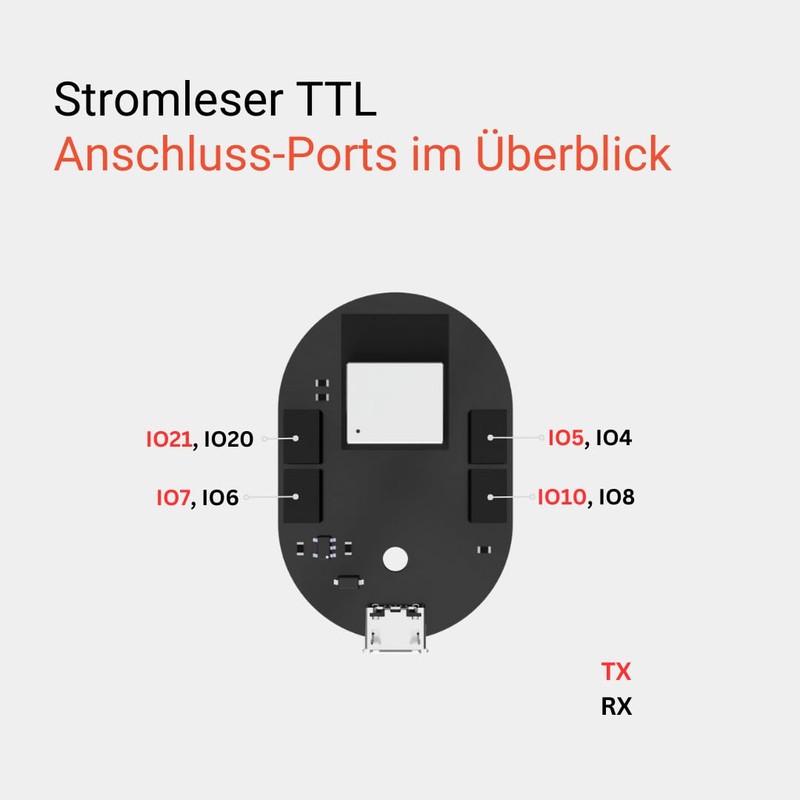 Stromleser TTL - IR Reading Head Electricity Meter Optical Reading,