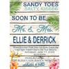 Beach Wedding Invitations & RSVP Cards - Set of 12,