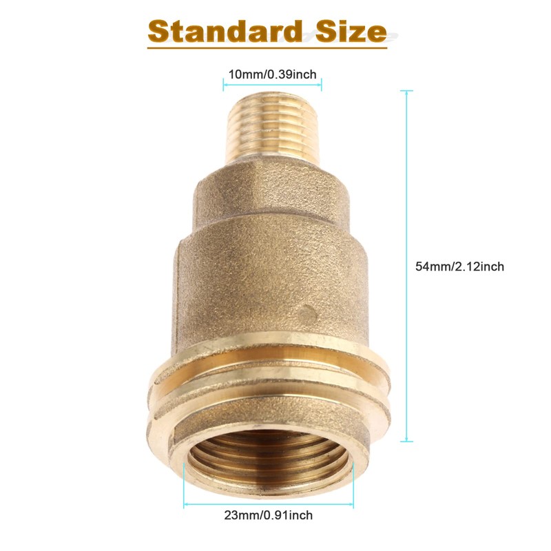 Mtsooning QCC1 Nut Propane Gas Fitting Adapter with 1/4" Male