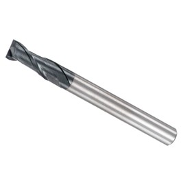 CoCud Square Shank Solid Carbide Router Bit 5mm x 13mm Cutting AlTiN Coated P05 Carbide 2 Flutes CNC Router Bit for Milling Stainless Steel Hardened Steel