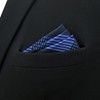 [S&W SHLAX&WING] Men's Pocket Square Plaid Prom Party Large Tall,