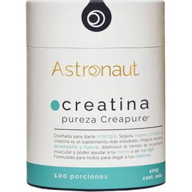 Creatina Monohidratada Creapure® - 100 Porciones, 100% Pura, Hecha en Alemania, Sin Sabor, Solo 1 Ingrediente – Astroonaut