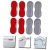 Gadpiparty 8pcs Toilet Seat Bumpers Replacement Kit Toilet Cushions for