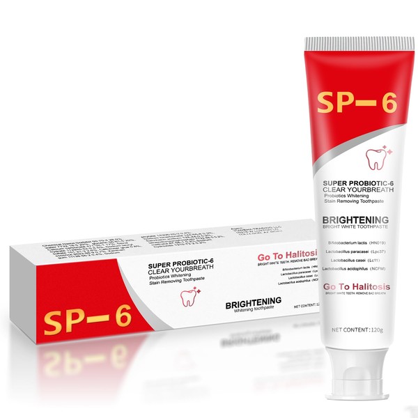 Sp-6 Probiotic Whitening Toothpaste Fresh Mint Flavor, Sp6 Probiotic Whitening