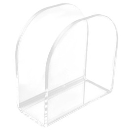 Napkin Holder, Clear Upright Acrylic Napkin Storage Holder Tabletop Tissue Box Dispenser for Table, Dinner, Kitchen, Bathroom, Restaurant, Bar