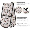 Double Oven Mitts Cavalier King Charles Spaniel Dog Valentines Heart