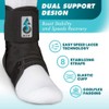 Med Spec ASO Speed Lacer (XX-Small, Black) – Ankle Brace