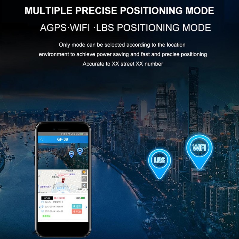 GPS Locator for Kids Built In Powerful Magnet Car GPS