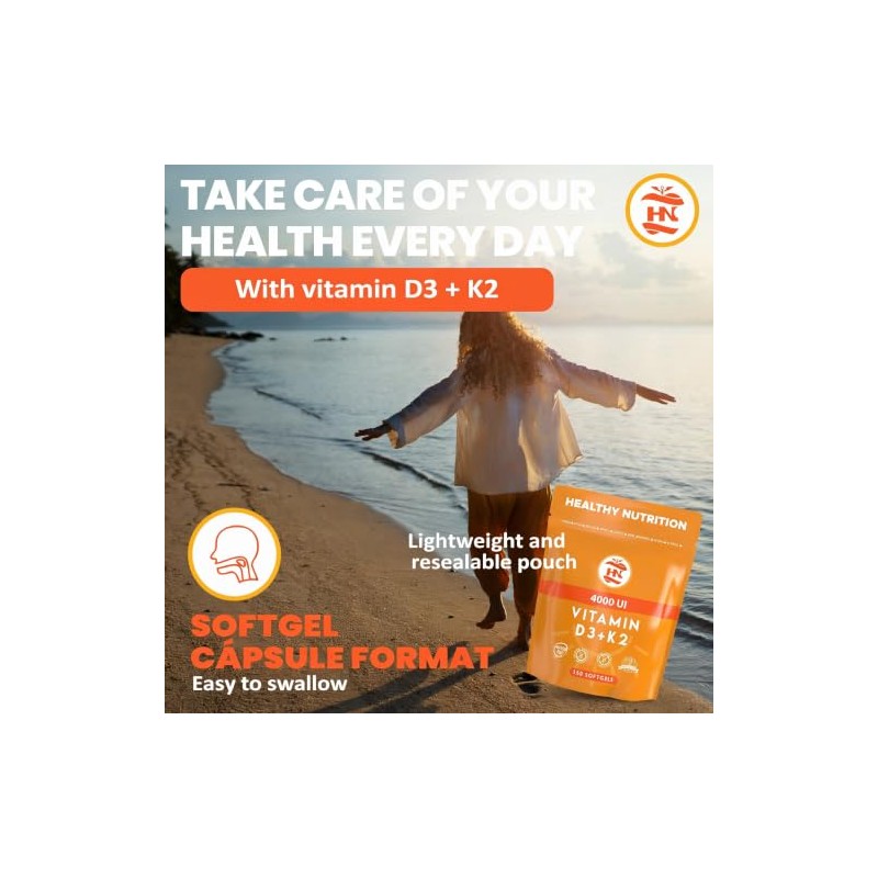 Vitamin D 150 Capsules - Vitamin D3 K2 Capsules –