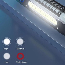 TakLite VIPER Split-Beam 2000 Lumen Professional Flashlight for Work, Emergency, Police, and Outdoor Lighting - Battery Size: 2800mAh