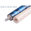 AB Earth 58" Pool Cue/Pool Stick Ergonomic Design Hardwood Canadian