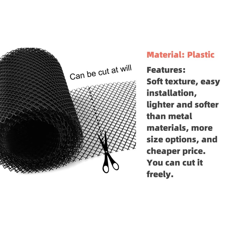 18cmx800cm Plastic Gutter Guard,Heavy Duty Gutter Guards Mesh Leaf Guards
