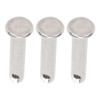 50Pcs Round Clevis Pins Flat Head 304 Stainless Steel Locating