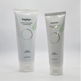 non-plane Be-Plain Mung Bean Mildly Acidic Cleansing Foam 160ml + 80ml Special Set / 비플레인 녹두 약산성 클렌징폼 160ml + 80ml 기획 set