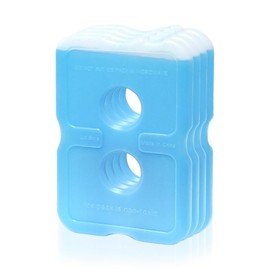 WERJOURU 4-Pack Lunch Box Ice Packs，Ice Packs for Lunch Boxes，Small Ice Packs for Lunch Box Reusable for Beach, Camping & Fishing，Icepack Lunch Box (Blue) (Blue)