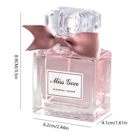 Women’s Perfume 50ml Floral Fragrance – Long Lasting Sweet Scent Eau de Parfum, Elegant Portable Spray Bottle for Daily Use, Travel, Commute & Dates