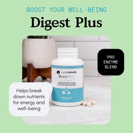 Digest Plus, Gut Health for Men, Digestion Supplement, Digestive Enzymes, Gut Health for Women, Gas & Bloating Relief, Premium Gut Healths Supplement, 60 Caps