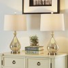 Maxax Glass Table Lamp Set of 2 for Living Room,