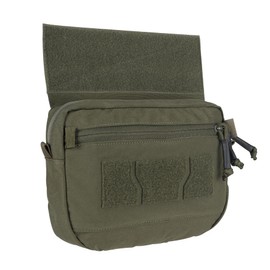 IDOGEAR Tactical Drop Dump Pouch Dangler Pouch Vest Admin Pouch Molle Utility Tool Organizer Pouch with Hook and Loop Panel for JPC AVS CPC Vest for Outdoor Sports (Ranger Green)